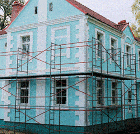 Фасадные строительные леса